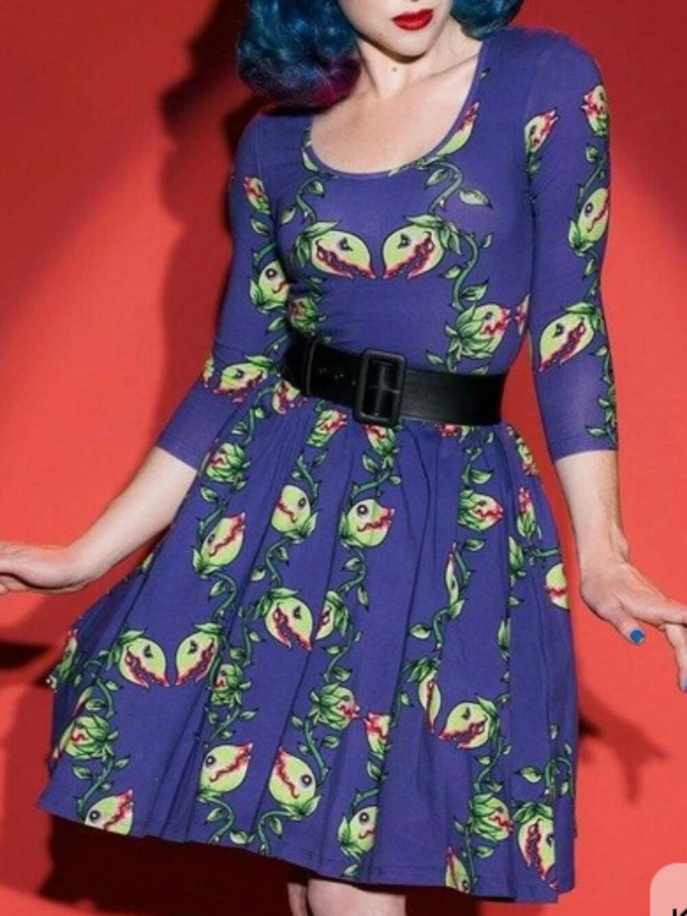 Pinup couture for every body Venus Fly Trap Dress Size XL